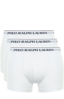 Комплект из трех хлопковых боксеров с широкой резинкой Polo Ralph Lauren