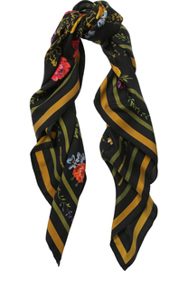Шелковый шарф с цветочным принтом Polo Ralph Lauren