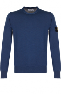 Однотонный шерстяной джемпер Stone Island