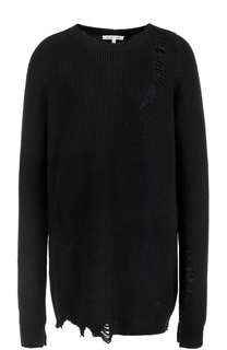 Пуловер из смеси шерсти и кашемира с круглым вырезом Helmut Lang
