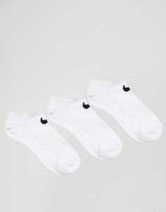 3 пары легких носков Nike No Show - Белый