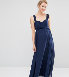 Шифоновое платье макси для беременных ASOS Maternity WEDDING - Синий