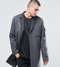 Шерстяное пальто Underated - Серый