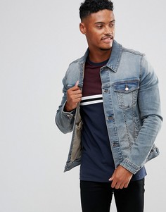 Джинсовая куртка скинни ASOS - Синий
