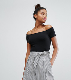 Топ с открытыми плечами Monki - Черный