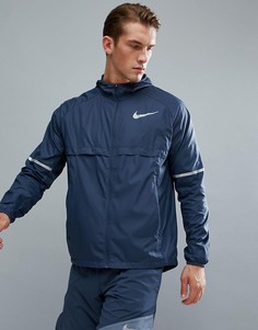 Темно-синяя куртка Nike Running 857856-471 - Темно-синий