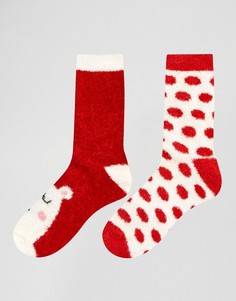 Носки с медведем Sock Shop - Красный