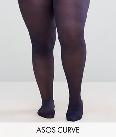 Темно-синие колготки плотностью 40 ден ASOS CURVE - Темно-синий