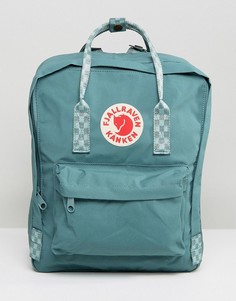 Рюкзак с контрастными ремешками Fjallarven Kanken - Зеленый Fjallraven