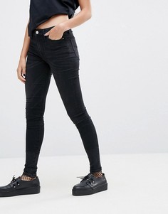 Зауженные джинсы с завышенной талией Gigi Hadid - Черный Tommy Hilfiger