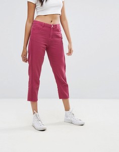 Укороченные джинсы Boohoo - Розовый