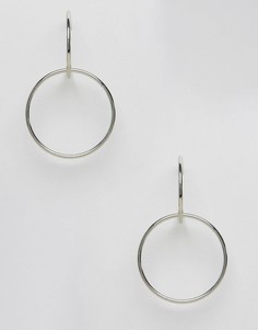 Двойные серьги-кольца ALDO Ocielle - Серебряный