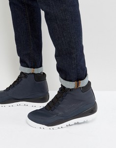 Темно-синие кожаные ботинки The North Face Edgewood 7 - Темно-синий