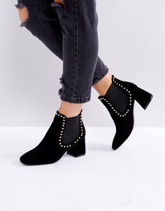 Ботинки челси с заклепками PrettyLittleThing - Черный