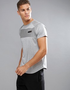 Серая футболка с логотипом на спине Ellesse Sport - Серый