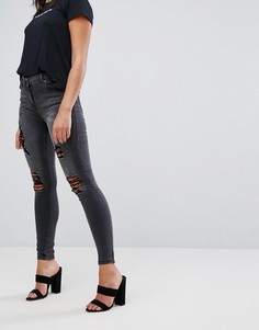 Рваные джинсы Parisian - Серый