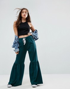 Расклешенные джоггеры ASOS - Красный