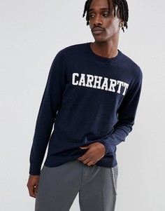 Джемпер Carhartt WIP College - Темно-синий