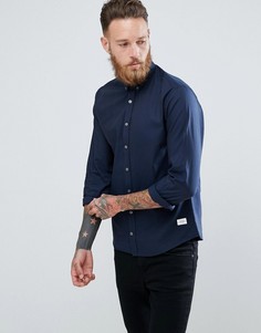 Темно-синяя оксфордская рубашка Lindbergh - Темно-синий