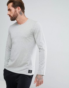 Серый топ с круглым вырезом Calvin Klein - Серый