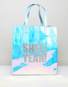 Переливающаяся сумка с надписью Shell Yeah Skinnydip - Мульти