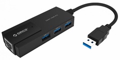 Orico HR02-U3 USB3.0 3-ports Black