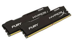 Модуль памяти Kingston HyperX Fury Black PC4-19200 DIMM DDR4 2400MHz CL15 - 8Gb KIT (2x4Gb) HX424C15FBK2/8