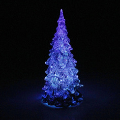 Новогодний сувенир Luazon Мерцающая елочка Blue 602887