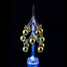 Новогодний сувенир Lefard Елочка с шарами 26cm с подсветкой 786-168