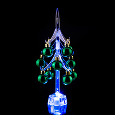 Новогодний сувенир Lefard Елочка с шарами 25cm с подсветкой 786-169