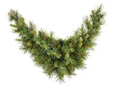 Хвойный декор National Tree Co Сваг Полумесяц Тиффани 31TFR03/TF-3CR