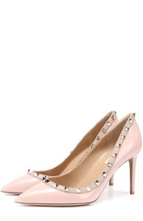 Лаковые туфли Rockstud на шпильке Valentino