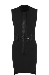 Приталенное мини-платье с удлиненной спинкой Givenchy