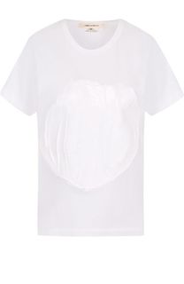 Хлопковая футболка с круглым вырезом Comme des Garcons