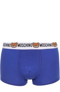 Комплект из двух хлопковых боксеров с широкой резинкой Moschino