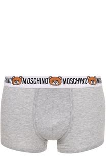 Комплект из двух хлопковых боксеров с широкой резинкой Moschino