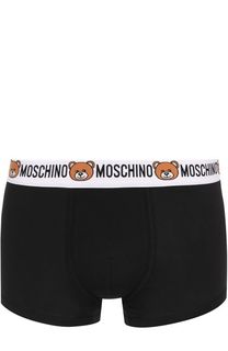 Комплект из двух хлопковых боксеров с широкой резинкой Moschino