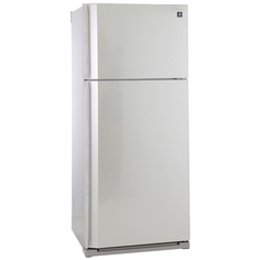 Холодильник с верхней морозильной камерой широкий Sharp