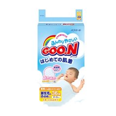 Подгузники Goo.N 1.8-3кг 36шт 4902011751291 Goon.