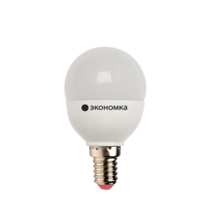 Лампочка Экономка Шарик GL45 7W E14 230V 6500K Eco_LED7WGL45E1465