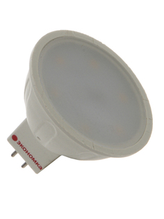 Лампочка Экономка 3W JCDR GU5.3 230V 3000K матовое стекло Eco_LED3WJCDRC30_fr