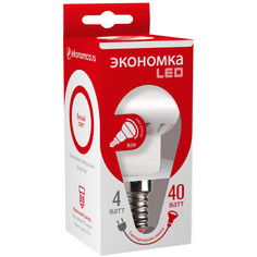 Лампочка Экономка Рефлектор R39 4W E14 230V 4500K Eco_LED4WR39E1445