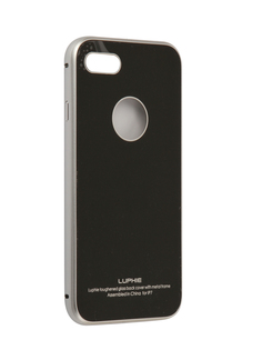 Аксессуар Чехол Luphie Circle Arc Toughened Glass Back для iPhone 7 Silver-Black PX/LUPH-IPH7-CATGB-sb Palmexx