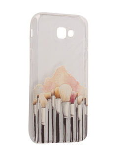 Аксессуар Чехол Samsung Galaxy A7 2017 With Love. Moscow Silicone Brushes 5086