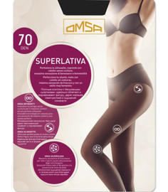 Колготки OMSA Superlativa размер 5 плотность 70 Den Nero