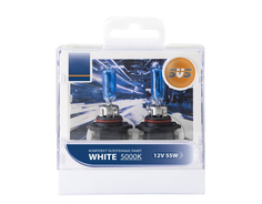 Лампа SVS White 5000K HB4 9006 55W + W5W White (2 штуки) СВС