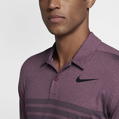 Мужская рубашка-поло для гольфа со стандартной посадкой Nike Dry Heather Stripe