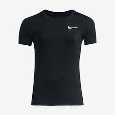Футболка для тренинга с коротким рукавом для девочек школьного возраста Nike Pro