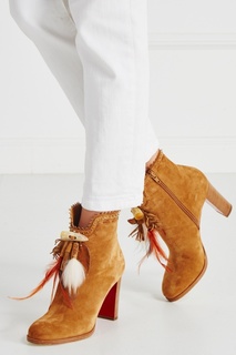 Замшевые ботильоны Ottawaouh 85 Christian Louboutin