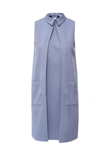 Платье LOST INK STRUCTURED COLLARED PLEAT FRONT DRESS